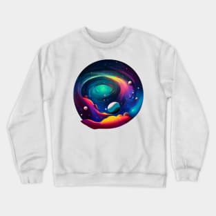 Abstract galaxy Crewneck Sweatshirt